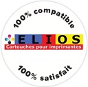 ELIOS 950XL BK - 69ml ( Remplace HP 950 - 24 ml / HP 950XL - 53ml )