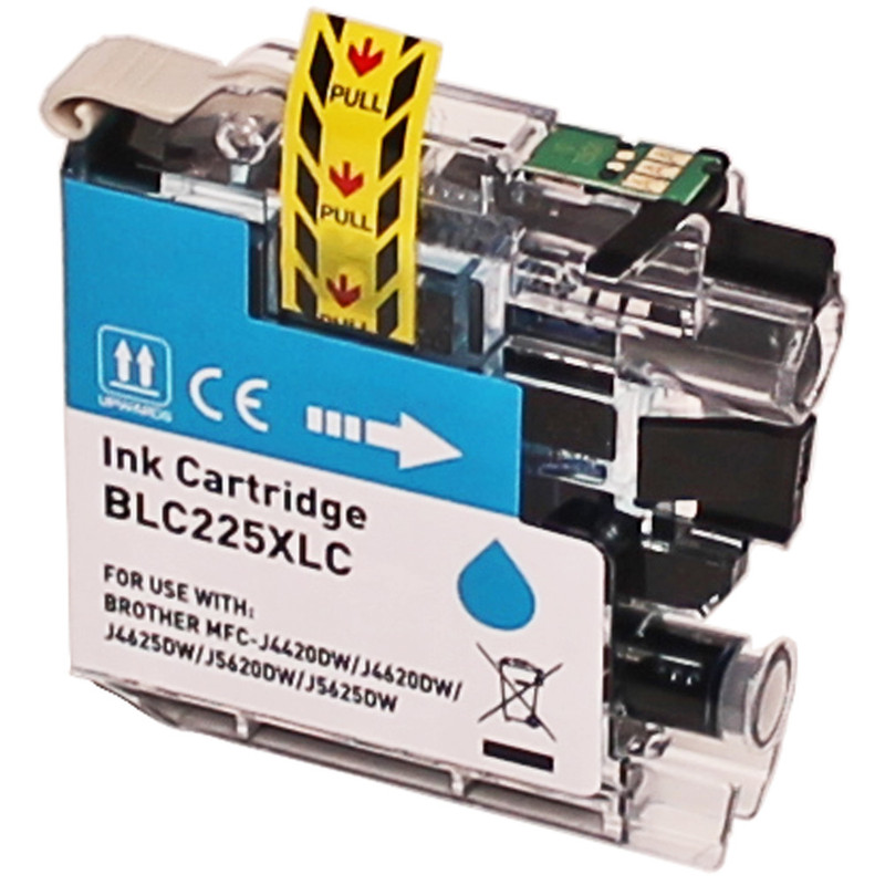 ELIOS LC225XL Cyan - 15,6ml ( Remplace Brother LC225XL - 11,8 ml )