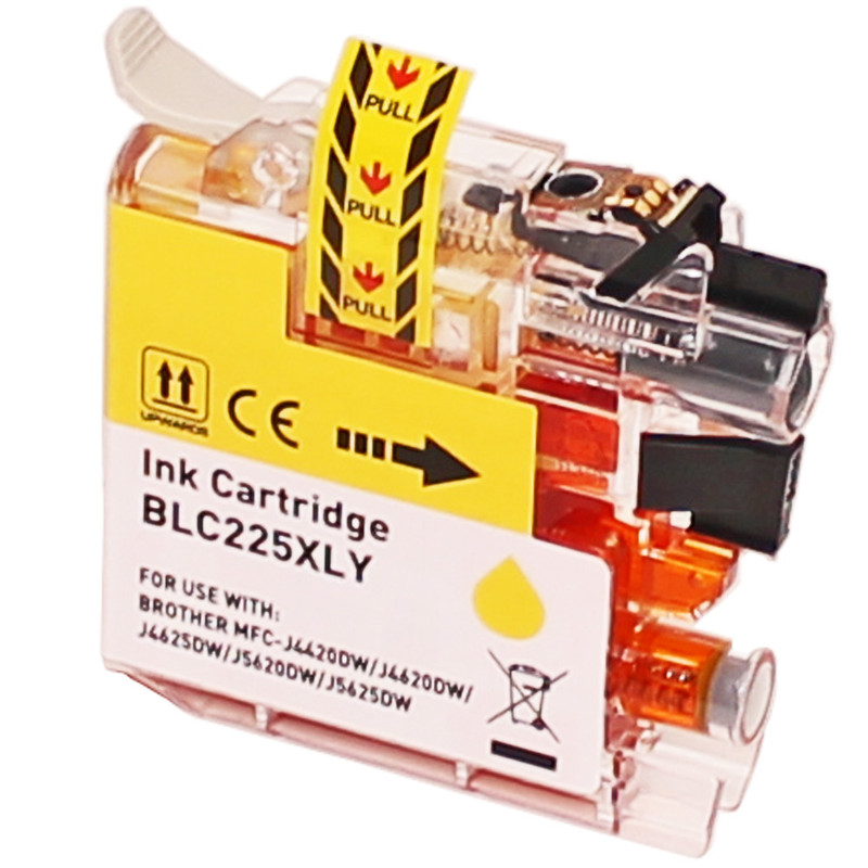 ELIOS LC225XL Yellow - 15,6ml ( Remplace Brother LC225XL - 11,8 ml )