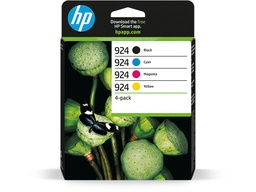 HP 924 - Kit 4 encres ( 1x500 pages - 3x400 pages )